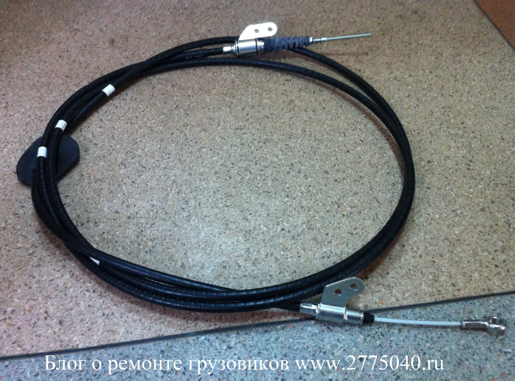 Тросик ручного тормоза Исузу форвард ( Isuzu Forward ). Автосервис "Первый". Владивосток